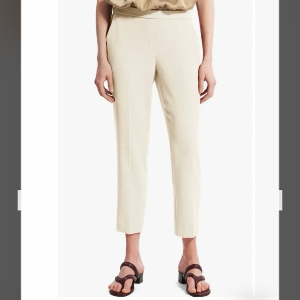Theory Cream Ankle Pants